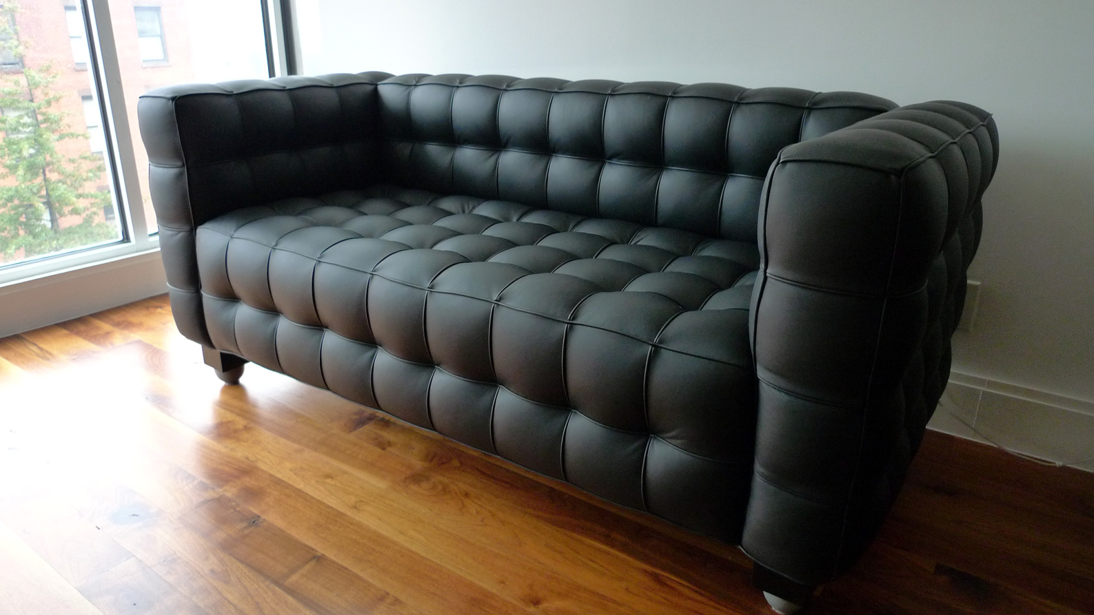 Leather sofa that has been properly cared for